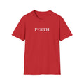 Perth Minimalist City T-Shirt — Simple Text Travel Tee