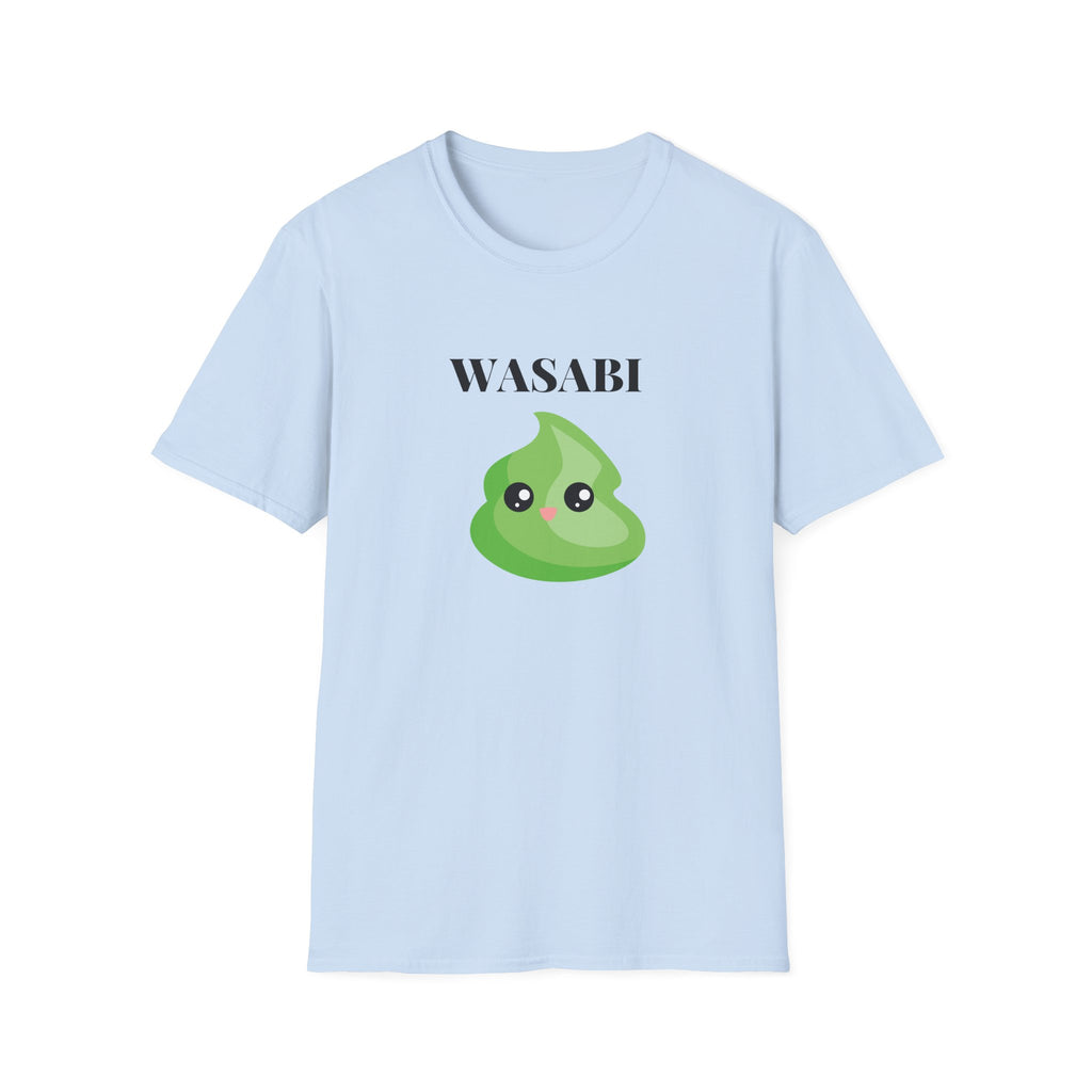 Wasabi Cute Graphic T-Shirt — Kawaii Sushi Condiment Tee