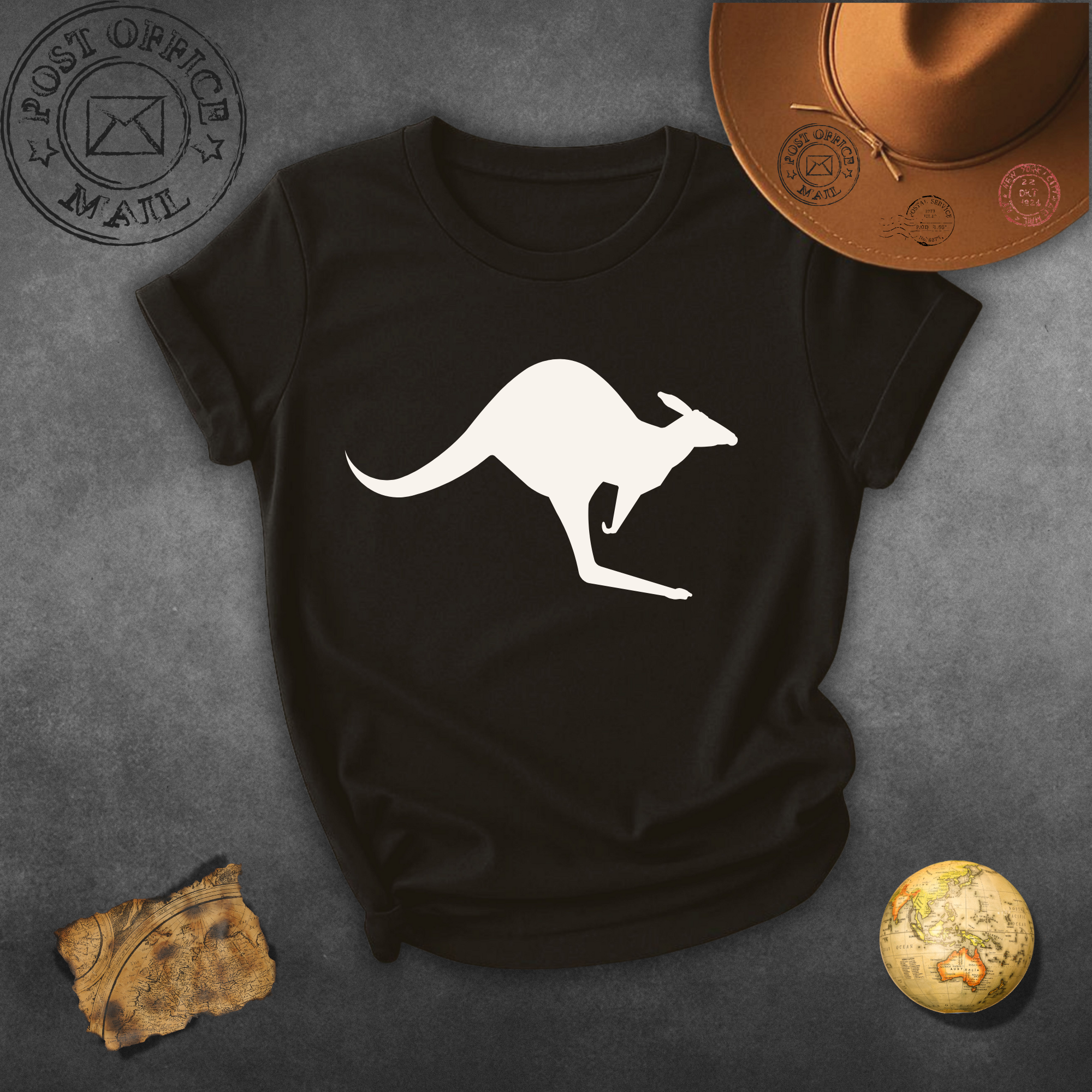 Kangaroo Silhouette T-Shirt — Aussie Wildlife Tee