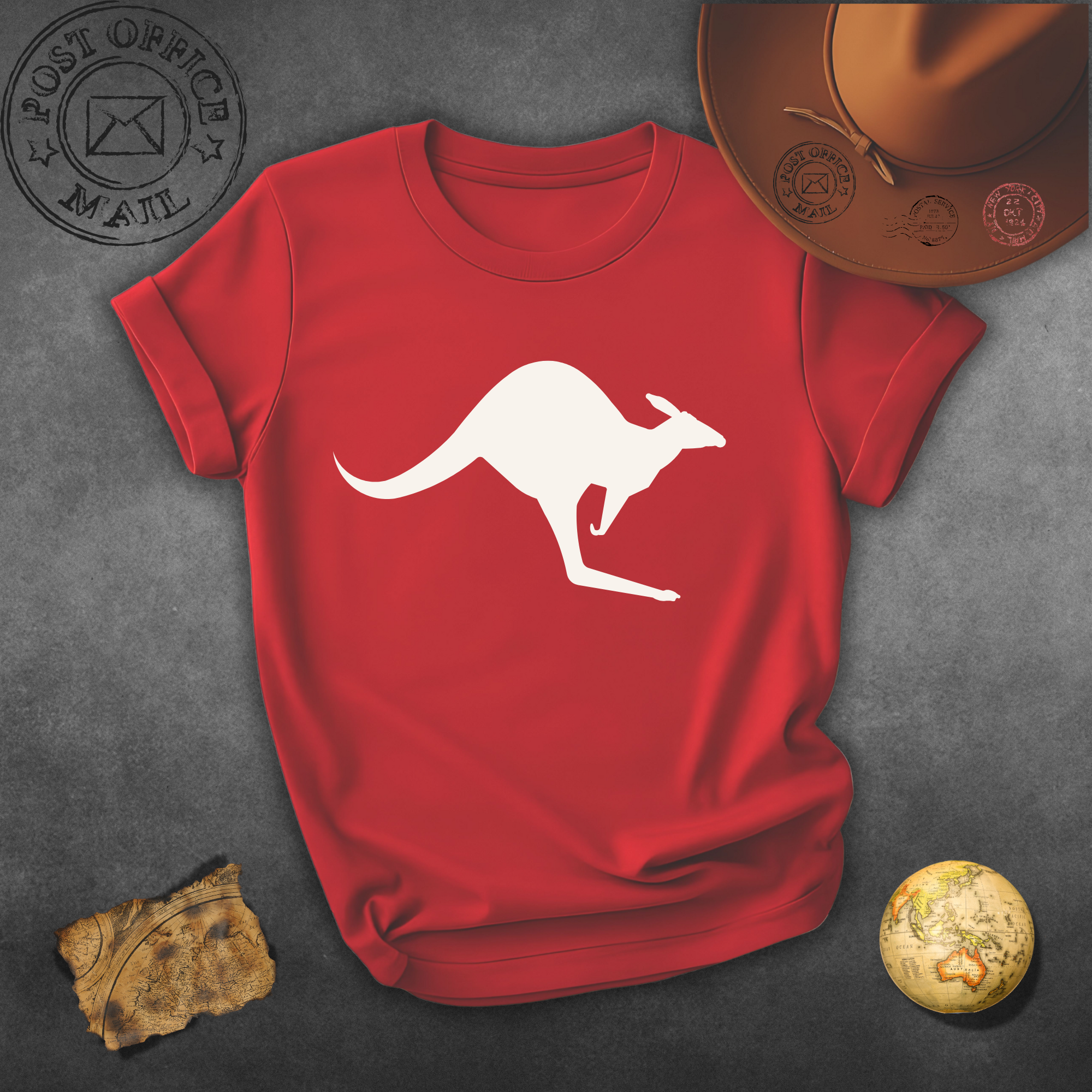 Kangaroo Silhouette T-Shirt — Aussie Wildlife Tee