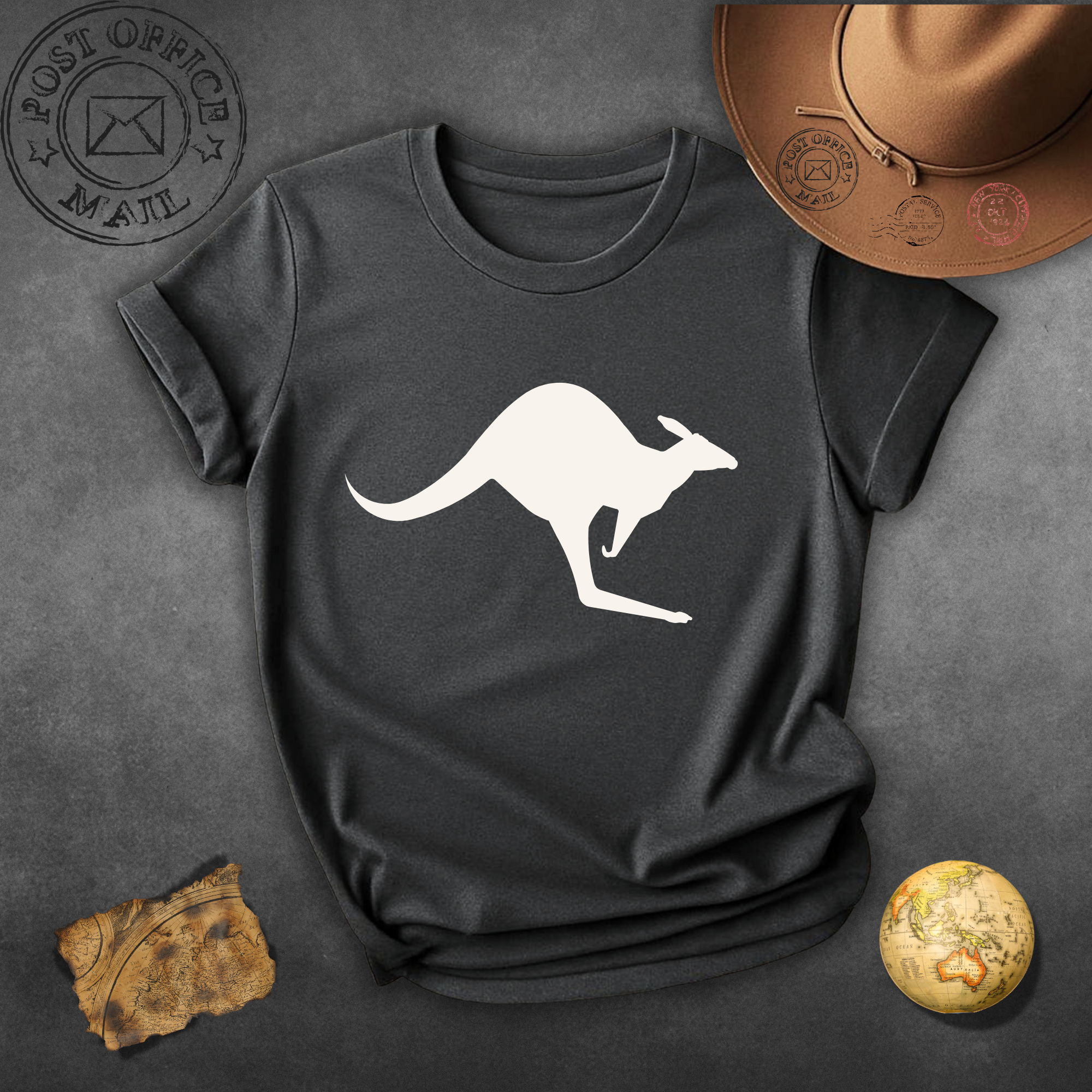 Kangaroo Silhouette T-Shirt — Aussie Wildlife Tee
