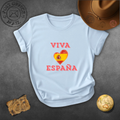Viva España Heart T-Shirt — Spanish Flag Pride Tee