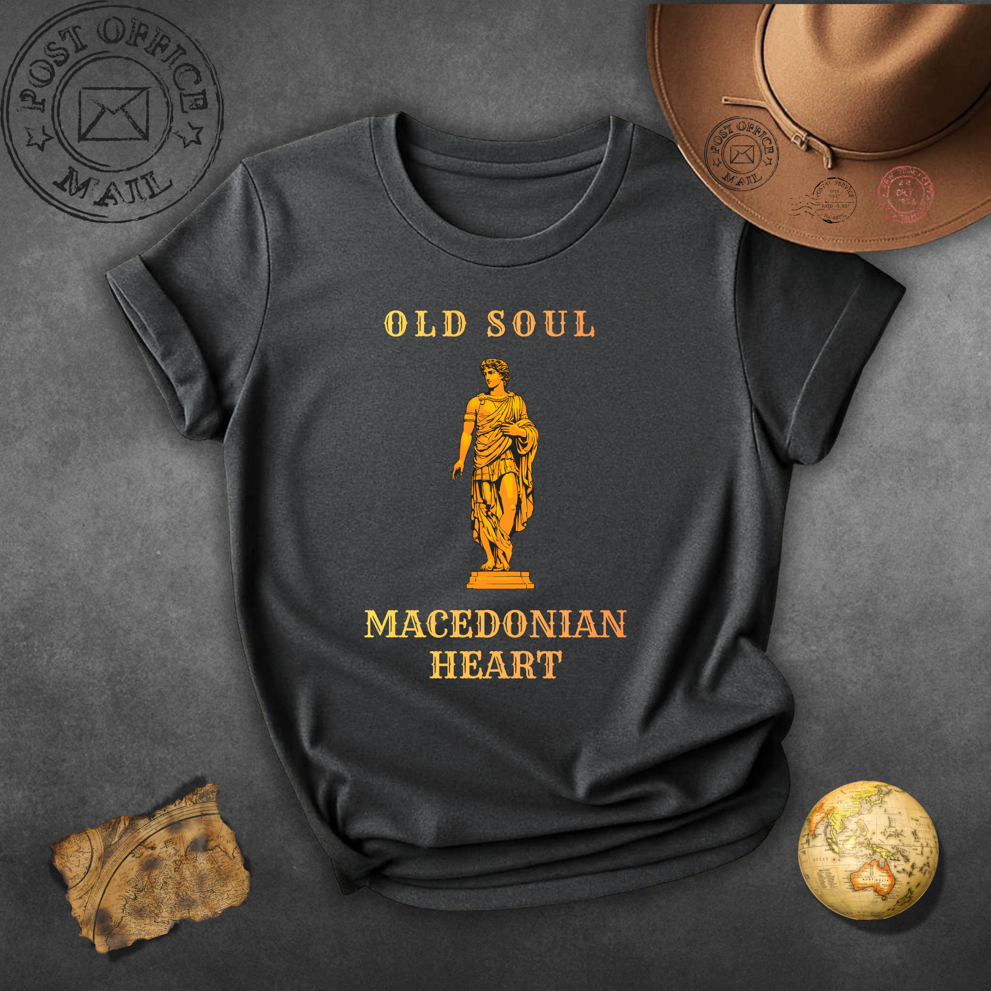 Old Soul Macedonian Heart Yellow T-Shirt