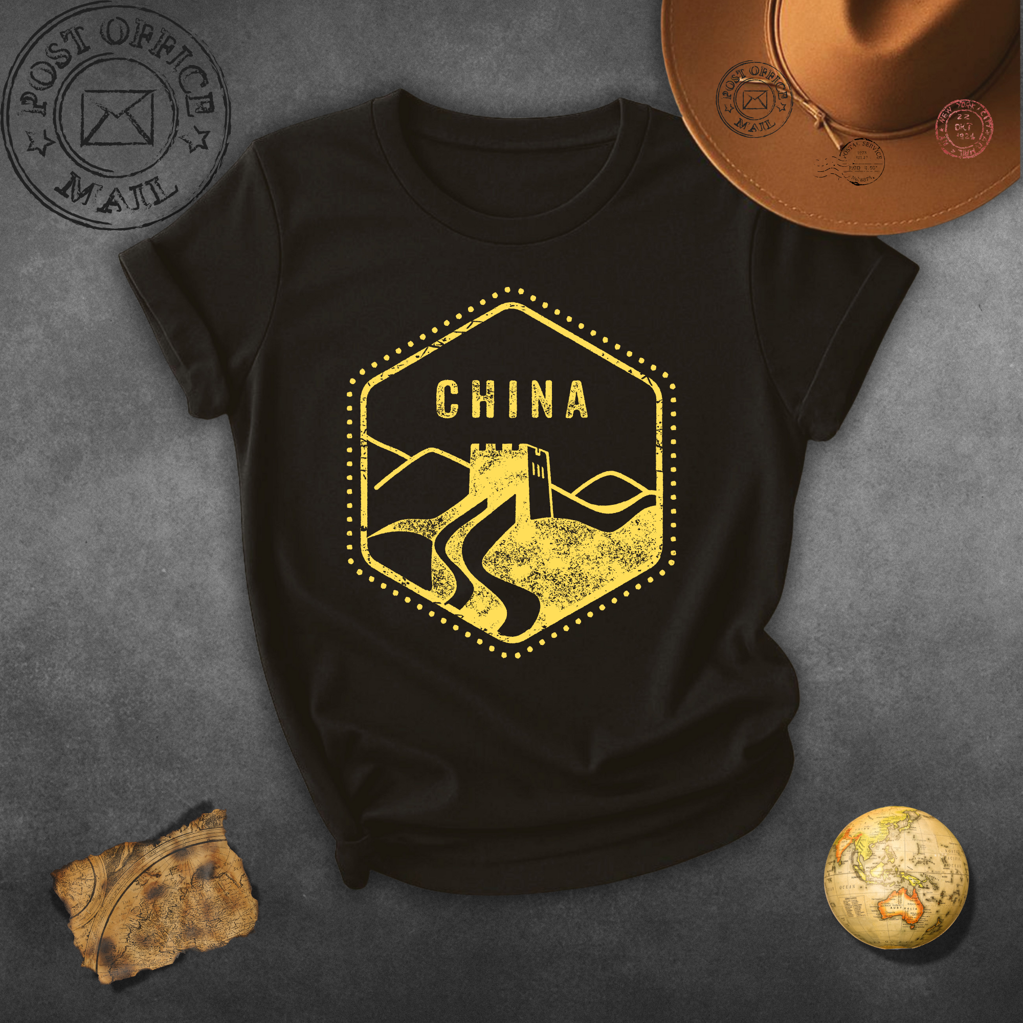 China Great Wall Graphic T-Shirt