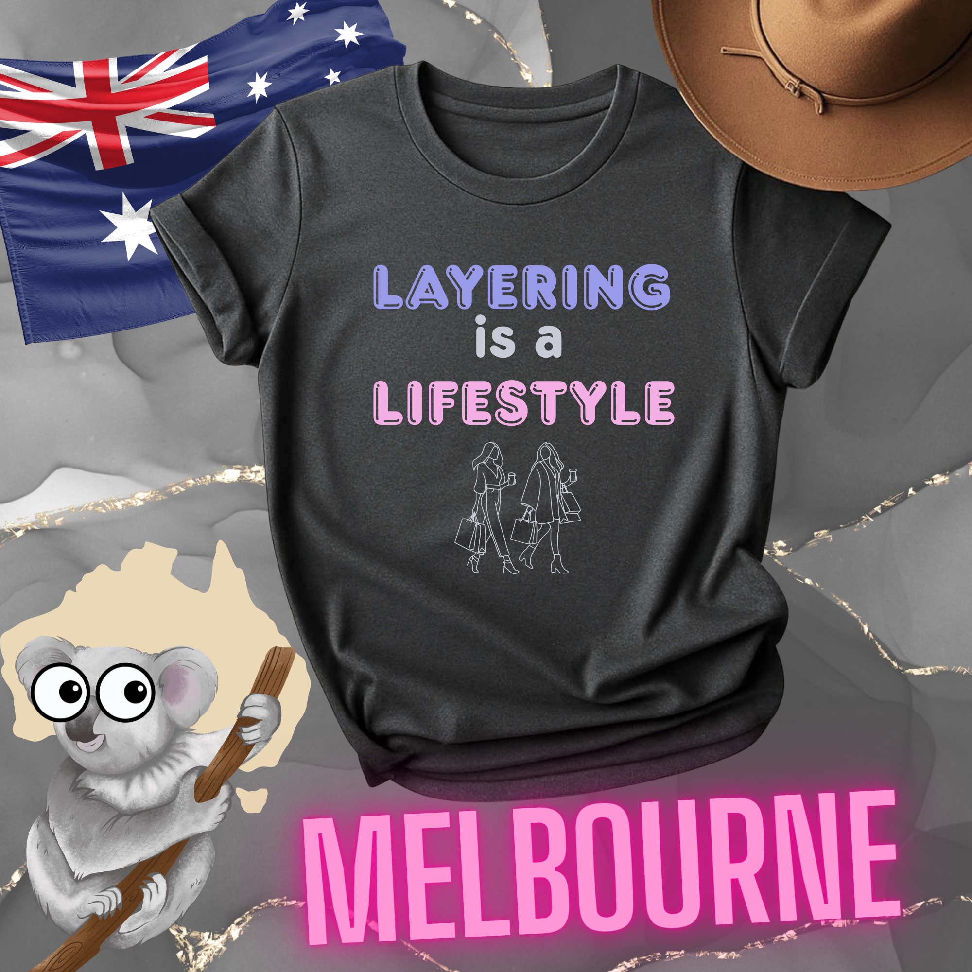 Layering Is a Lifestyle T-Shirt – Fashion Lover Graphic Tee