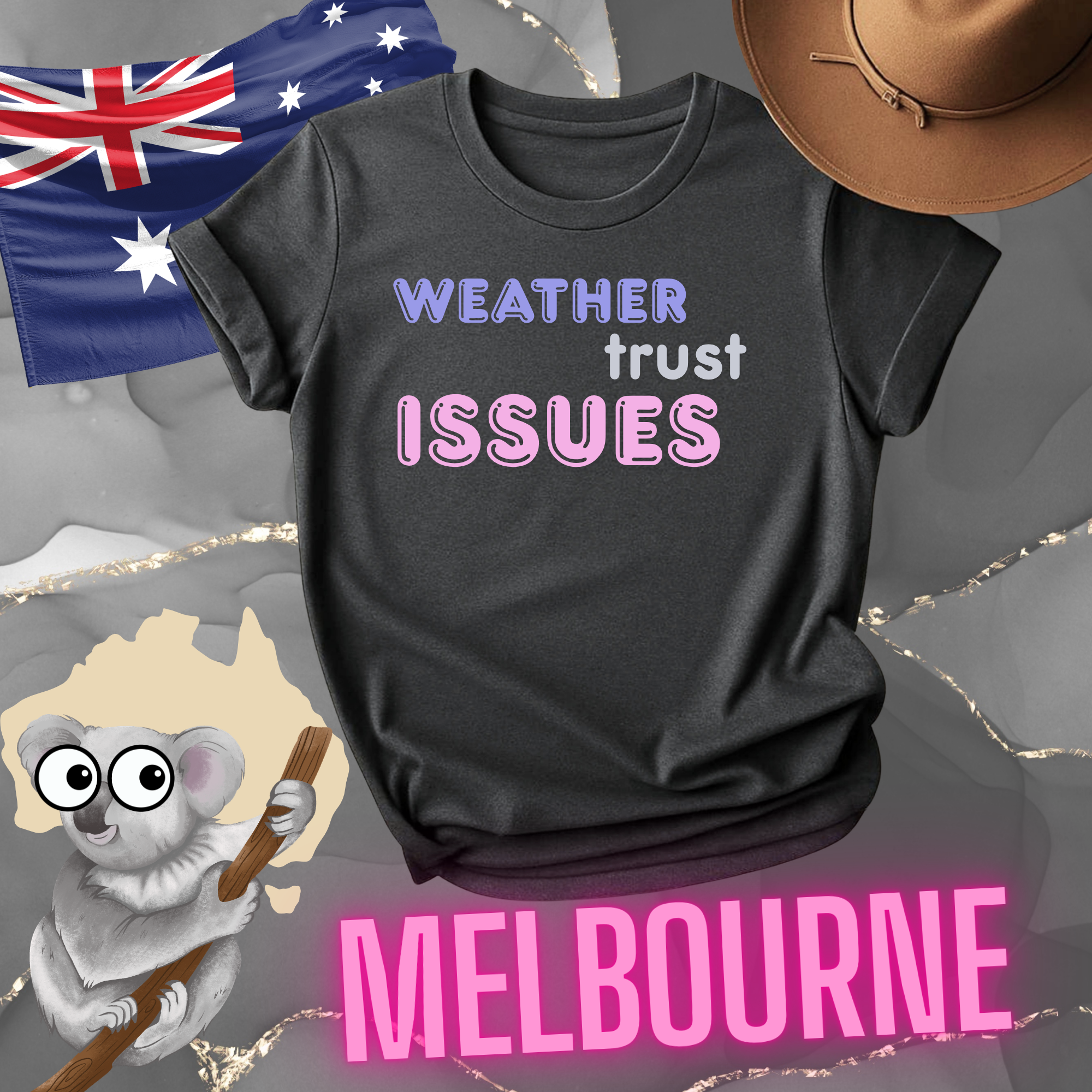 Weather Trust Issues T-Shirt – Cute Pastel Graphic Tee