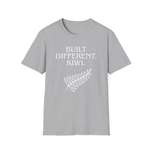 Built Different Kiwi T-Shirt — New Zealand Pride Fern Graphic Tee