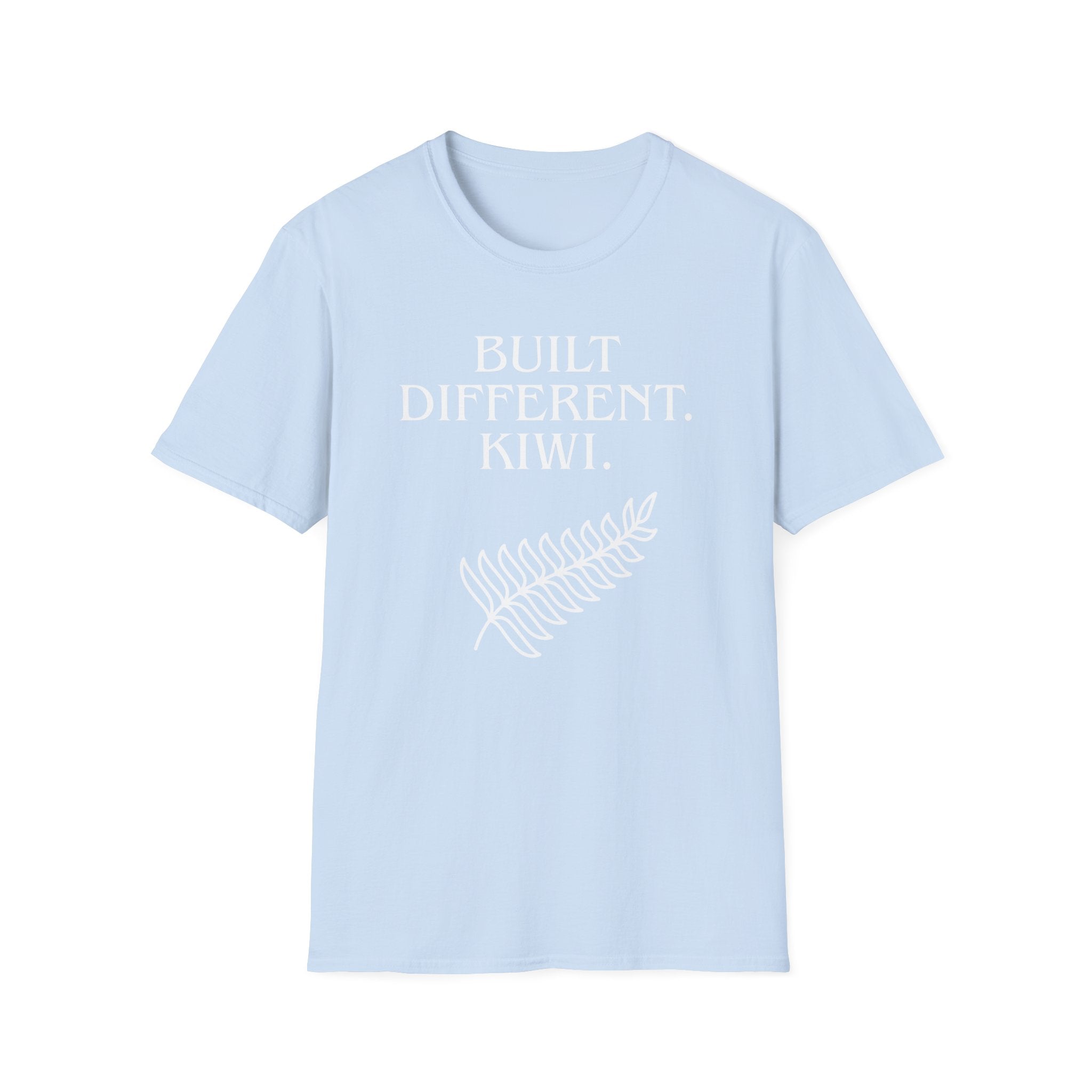 Built Different Kiwi T-Shirt — New Zealand Pride Fern Graphic Tee