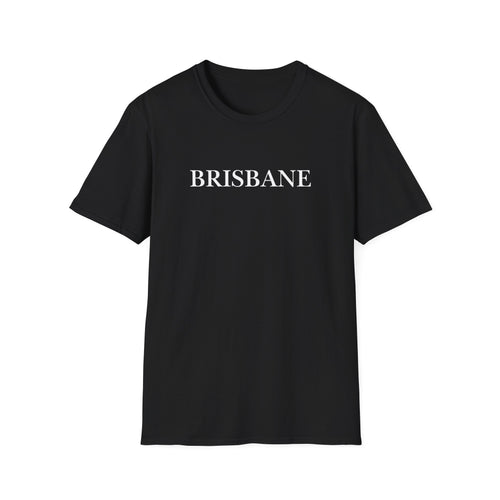 Brisbane City Tee — Minimalist Text T-Shirt